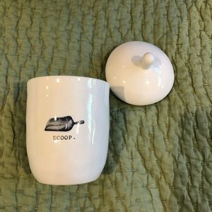 Rae Dunn scoop canister